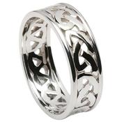 Silver Celtic Knot Wedding Ring