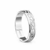 Sterling Silver Celtic Knot Wedding Ring image