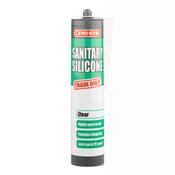 Evo-Stik Sanitary Silicone Sealant Clear 290ml image