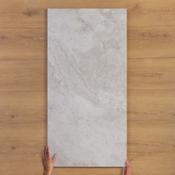 Dazzle Alabastrino Bianco Porcelain Semi-Polished Tile 120x60cm