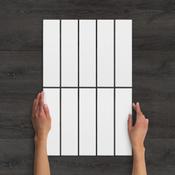 Metro Bellini Blanco Gloss Porcelain Tile 30x7.5cm image