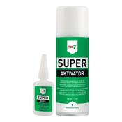 Tec7 Super Glue 50ml &amp; Activator 200ml Kit image
