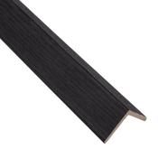 25mm Slat Wall Panel Edge Antracite 300x2.5cm