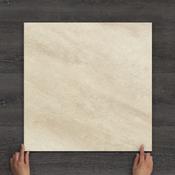 Outdoor Laguna Cream Light Marble-Effect Matt Porcelain Tile 60x60cm image