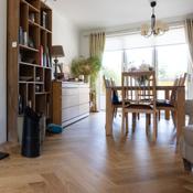 Barista Oak Crema Engineered Wood Herringbone Flooring 72.5x13cm image