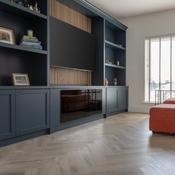 Albany Oak SPC Vinyl Herringbone Uni-Drop Flooring 60x12.5cm