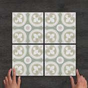 Moraira Pattern Matt Porcelain Tile 20x20cm image