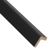 6mm Woodlux Wooden Wall Panel Black Edge Piece 275x2.5cm image