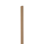 18mm Woodlux Wooden Wall Panel Paintable End Piece B 275x3.8cm