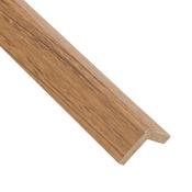 6mm Woodlux Wooden Wall Panel Teak Edge Piece 275x2.5cm image