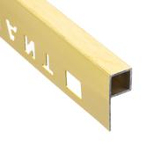 10mm Ochre Gold Box Tile Trim Listello 2.4m image