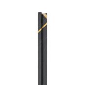 18mm Slat Black Marble End Piece A 290x3cm
