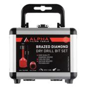 Alpha M14 Diamond Dry Drill Bit 5 Piece Set 6mm image