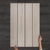 Moneo Blanco Wood-Effect Matt Porcelain Tile 120x20cm
