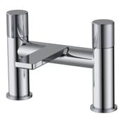Erla Chrome Deck-Mounted Bath Mixer Tap