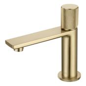 Erla Brushed Mono Basin Mixer Tap with Waste