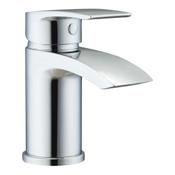 Shade Chrome Mini Mono Basin Mixer Tap with Waste