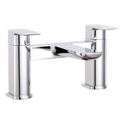 Saldo Chrome Deck-Mounted Bath Mixer Tap