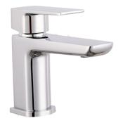Saldo Chrome Mono Basin Mixer Tap with Waste