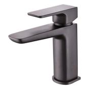 Saldo Gunmetal Grey Mono Basin Mixer Tap with Waste