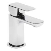 Haze Chrome Basin Mixer Tap with Click Waste