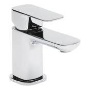 Haze Chrome Mini Basin Mixer Tap with Click Waste