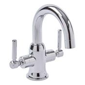Marston Chrome Basin Mixer Tap with Click Waste image