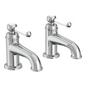 Lansdown Chrome Basin Taps Pair image