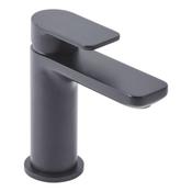 Savour Matt Black Mini Basin Mixer Tap with Click Waste image