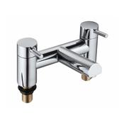 Jet Chrome Deck-Mounted Bath Mixer Tap image