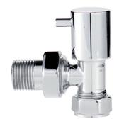 Economy Chrome Angled Radiator Valves image