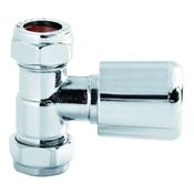 Chrome Straight Radiator Valves image