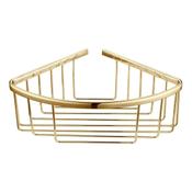 Erla Brushed Brass Single Shower Basket