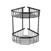 Sorento Black Double Shower Basket