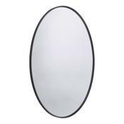 Verge Brushed Brass Non-Illuminated Oval Mirror 50x70cm