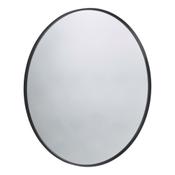 Verge Gunmetal Non-Illuminated Round Mirror 80cm