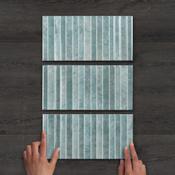 Rubik Aloe Décor Gloss Ceramic Tile 30x15cm