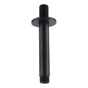 Round Matt Black Ceiling Shower Arm 12cm image