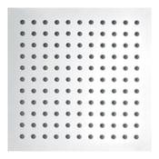 Square Chrome Ultra Slim Shower Head 25x25cm image