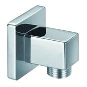Square Chrome Outlet Elbow