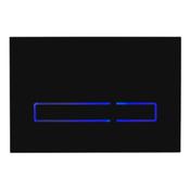 Contactless Sensor Black Flush Plate with Blue LED 13.7x21cm