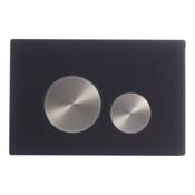 Circles Glass Flush Plate 13.7x21cm