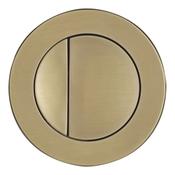 Round Brushed Brass Flush Button