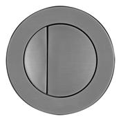 Round Gunmetal Grey Flush Button
