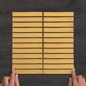 Gold Weave Gloss Porcelain Mosaic 29.6x30cm