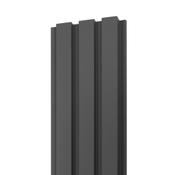 18mm Woodlux Dark Grey Wood Wall Panel 275x12cm image