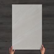 Outdoor Opal White Sandstone-Effect Matt Porcelain Tile 90x60cm image