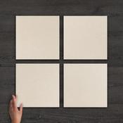 Iconic Cream Marble-Effect Checkerboard Matt Porcelain Tile 30x30cm