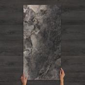 Midnight Tempest Marble-Effect Polished Porcelain Tile 120x60cm image