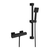 Square Bar Valve - Matt Black